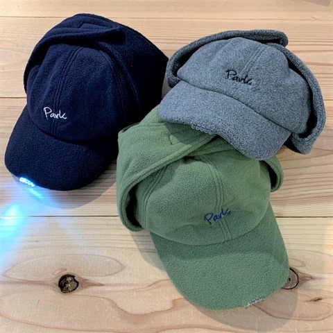 【THE PARK SHOP】FLEECE 3WAY LIGHT CAP