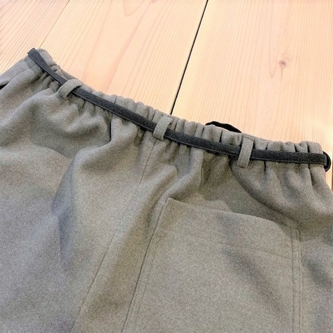 【LiSS】DOUBLE JERSEY WRAP PANTS