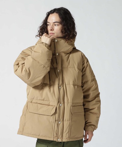 【SCHOTT】CLASSIC HOODED DOWN JACKET / TAN