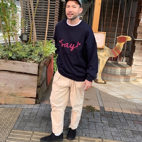 【SAY×NO TARGET】BIG SWEAT Say!