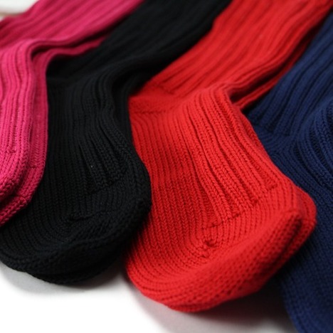 【decka】Cased Heavy Weight Plain Socks -2nd collections-