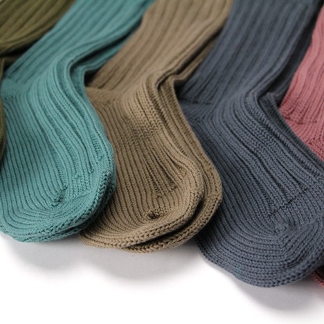 【decka】Cased Heavy Weight Plain Socks -3rd collections-