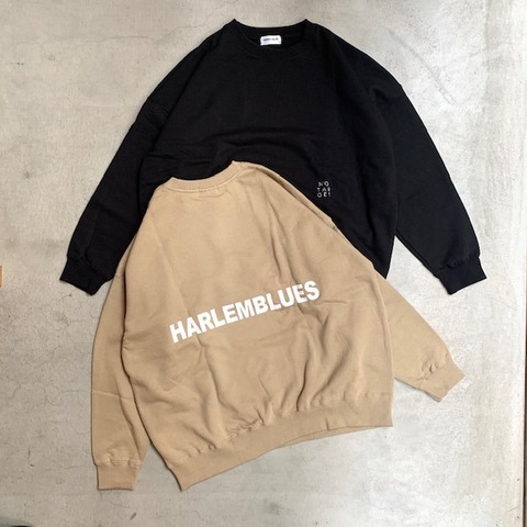 【HARLEM BLUES】BIG LOGO WIDE SWEAT