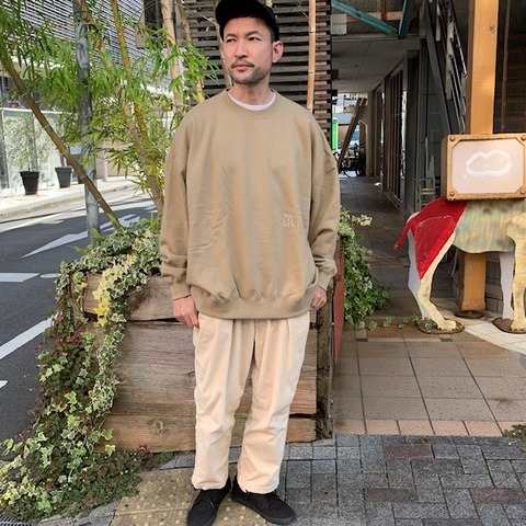 【HARLEM BLUES】BIG LOGO WIDE SWEAT