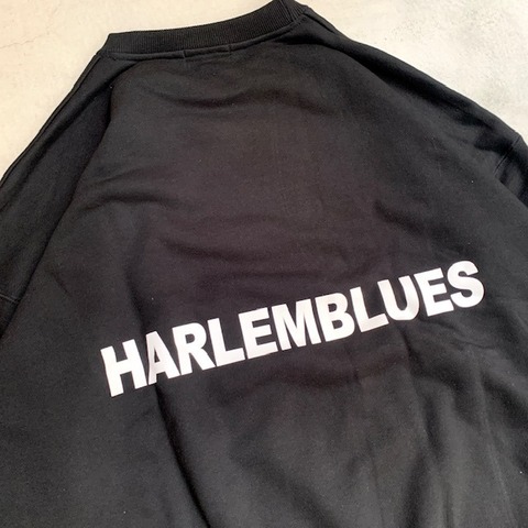 【HARLEM BLUES】BIG LOGO WIDE SWEAT