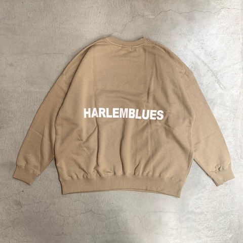 【HARLEM BLUES】BIG LOGO WIDE SWEAT