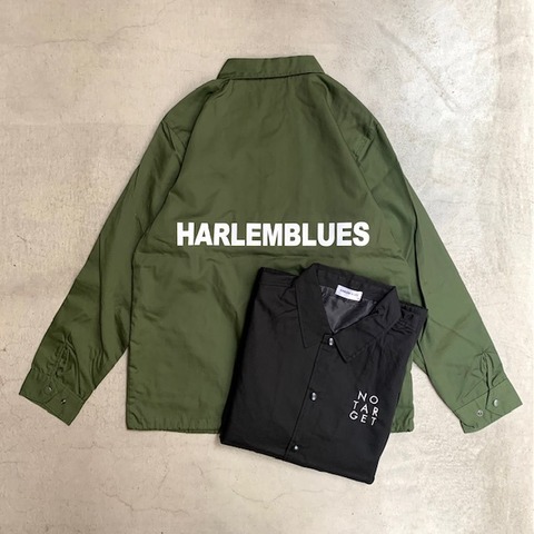 【HARLEM BLUES】BIG LOGO COACH JKT