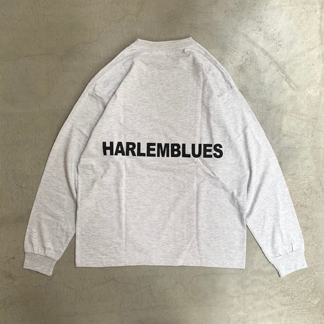【HARLEM BLUES】BIG LOGO L/S TEE
