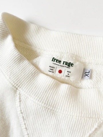 【FREE RAGE】”FR CREW” クラシッククルースウェット