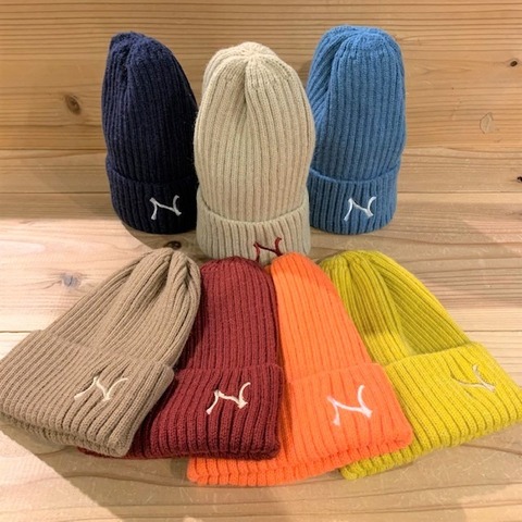 【HARLEM BLUES】N LOGO KNIT CAP