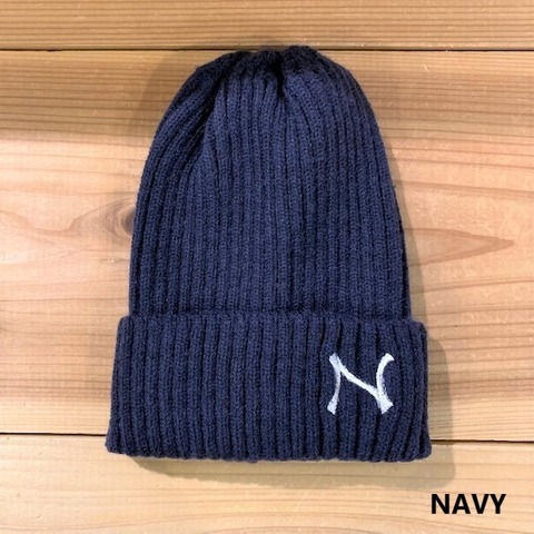 【HARLEM BLUES】N LOGO KNIT CAP