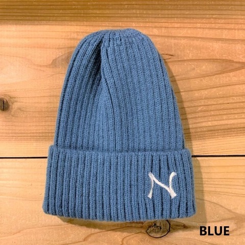 【HARLEM BLUES】N LOGO KNIT CAP