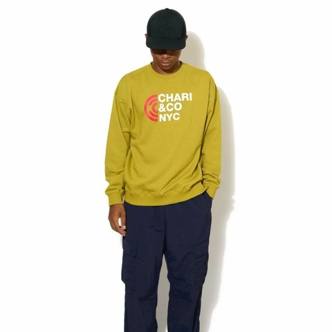 【CHARI＆CO】CORE PHYSICAL LOGO CREWNECK SWEATS