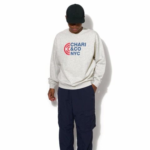 【CHARI＆CO】CORE PHYSICAL LOGO CREWNECK SWEATS