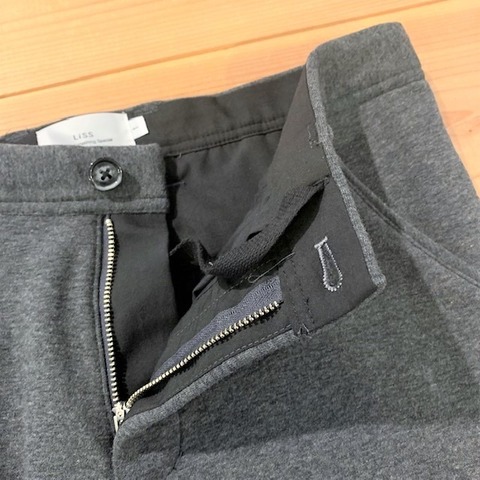 【LiSS】BRUSHED BACK TAPERED PANTS