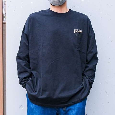 【HAOMING】The Road warriors Point L/S Tshirt