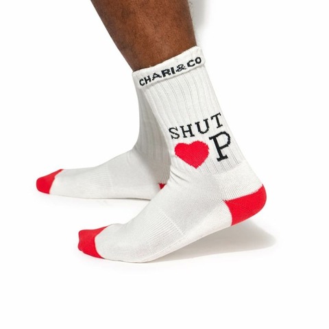 【CHARI＆CO】SHUT HEART UP SOCKS