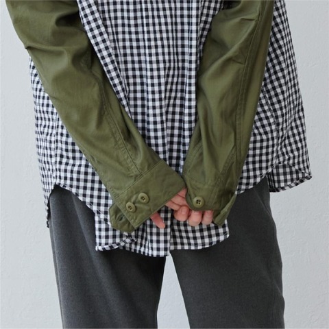 【Kelen】MIL SLEEVE SHIRTS −MORSE−