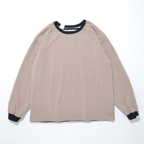 【SUPERTHANKS】REVERSIBLE LONG T-SHIRT