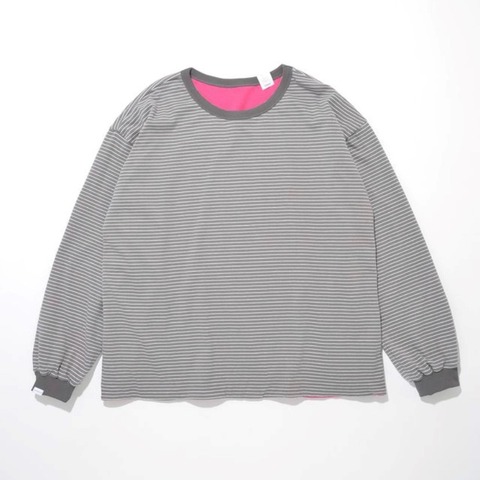 【SUPERTHANKS】REVERSIBLE LONG T-SHIRT