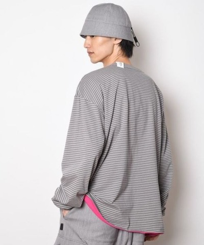 【SUPERTHANKS】REVERSIBLE LONG T-SHIRT