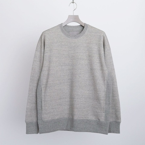 【CURLY＆Co.】MELANGE RAFFY CREWNECK P/O