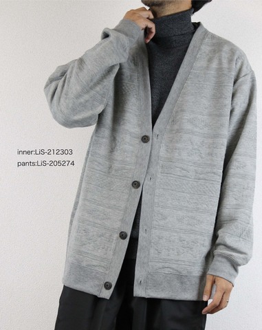 【LiSS】JACQUARD CARDIGAN