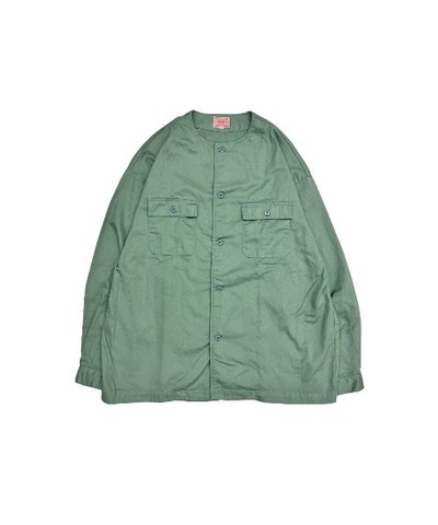 【BIG MIKE】NO COLLAR TWIL SHIRT JKT