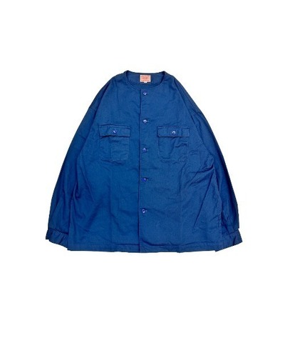 【BIG MIKE】NO COLLAR TWIL SHIRT JKT