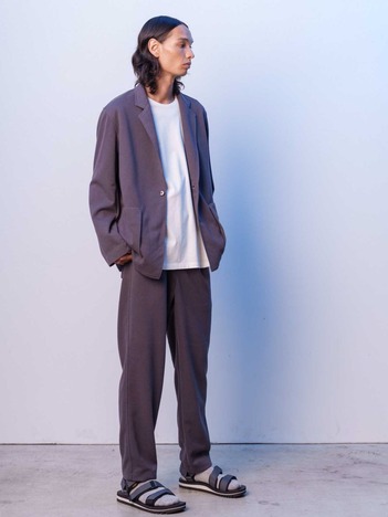 【CURLY＆Co.】BOUCLE TAPERED TROUSERS