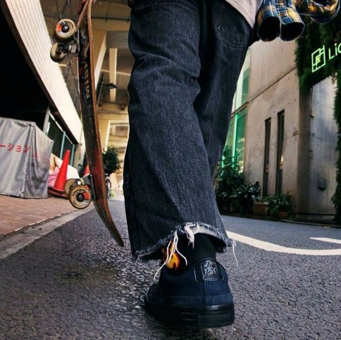 【CONVERSE SKATEBOARDING】PRORIDE SK GD OX ネイビー/ブラック