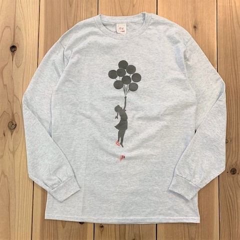 【O.K.】AJ1 feat. Banksy L/S TEE(BALLON)