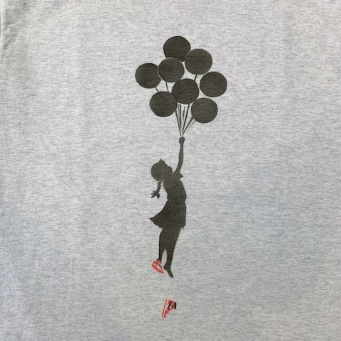 【O.K.】AJ1 feat. Banksy L/S TEE(BALLON)