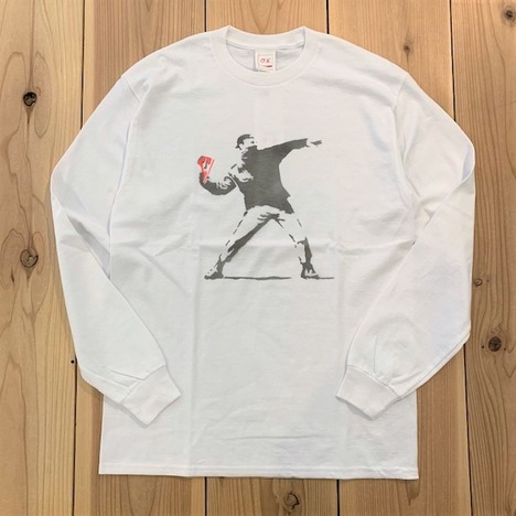 AJ1 feat. Banksy L/S TEE ＜ NO TARGET