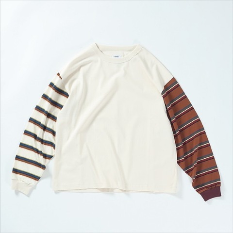 【Kelen】CRAZY BORDER WIDE TOP −SICU−