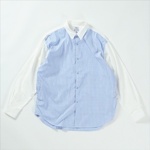 【Kelen】T.N.S UTILITY STRIPE SHIRT −HARPA−