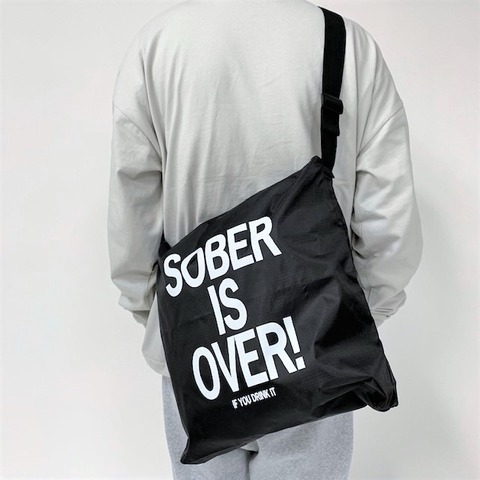 【SOBER IS OVER!】RIPSTOP SHOULDER BAG
