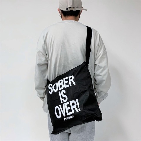 【SOBER IS OVER!】RIPSTOP SHOULDER BAG