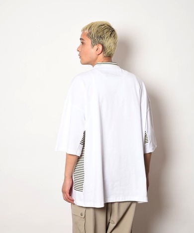 【SUPERTHANKS】DOUBLE NECK SIDE SWITCH BIC T-SHIRT