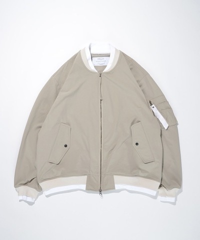 【SUPERTHANKS】DOUBLE RIB MA-1 TYPE BIC JACKET