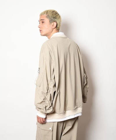 【SUPERTHANKS】DOUBLE RIB MA-1 TYPE BIC JACKET