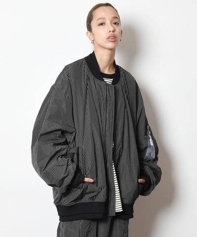 【SUPERTHANKS】DOUBLE RIB MA-1 TYPE BIC JACKET