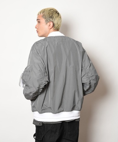 【SUPERTHANKS】DOUBLE RIB MA-1 TYPE BIC JACKET