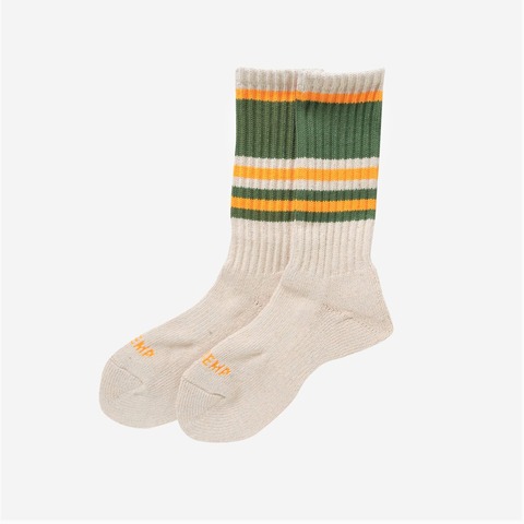 【GO HEMP×ANONYMOUSISM】RANDOM LINE CREW SOCKS