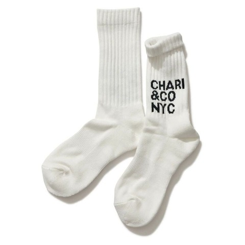 【CHARI＆CO】MODERN LOGO SOCKS