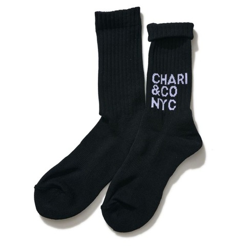 【CHARI＆CO】MODERN LOGO SOCKS