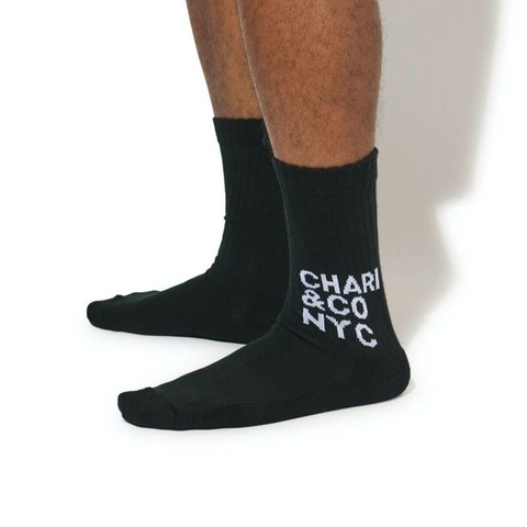 【CHARI＆CO】MODERN LOGO SOCKS