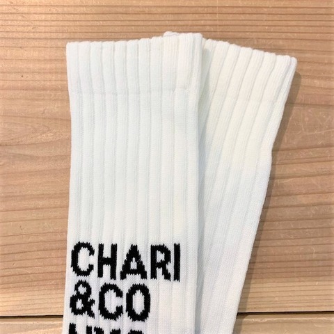 【CHARI＆CO】MODERN LOGO SOCKS