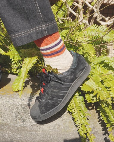 【GO HEMP×ANONYMOUSISM】RANDOM LINE CREW SOCKS