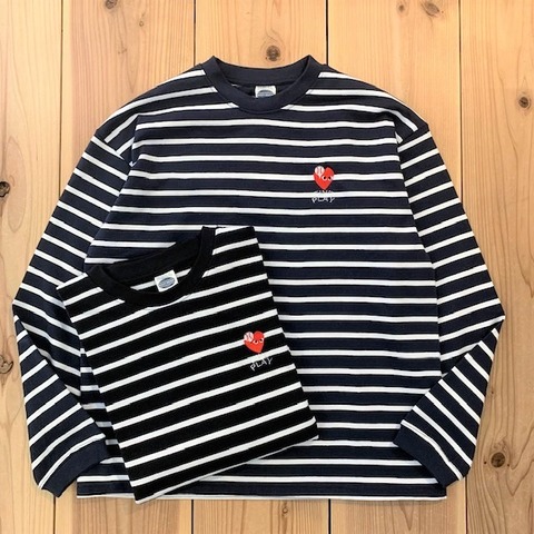 【HARLEM BLUES】FINE PLAY BORDER L/S TEE